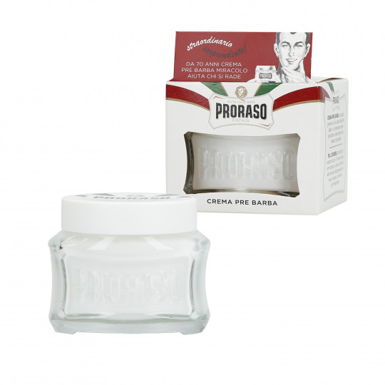 PRORASO WHITE Crema lenitiva pre-rasatura 100ml - 1