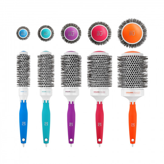 ilū Set di Spazzole per Capelli Hair Styling Professionali Round Brush Acconciatura, 5 pz