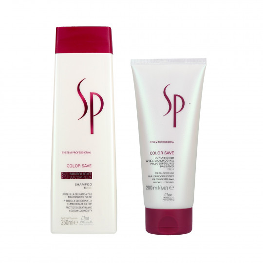 WELLA SP COLOR SAVE Set Shampoo 250ml + Conditioner 200ml per capelli colorati - 1