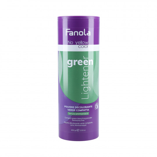 FANOLA NO YELLOW Polvere Decolorante Verde per capelli 450g - 1