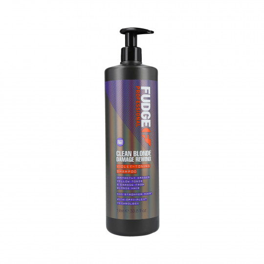FUDGE PROFESSIONAL CLEAN BLONDE Damage Rewind Shampoo per capelli biondi 1000ml