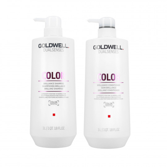 GOLDWELL DUALSENSES COLOR Shampoo 1000 ml + Conditioner 1000 ml  - 1