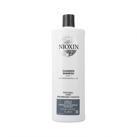 NIOXIN 3D CARE SYSTEM 2 Cleanser Shampoo detergente 1000ml - 1