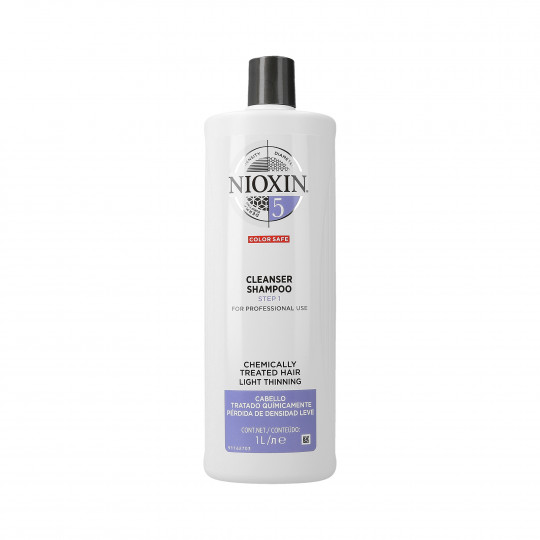 NIOXIN 3D CARE SYSTEM 5 Cleanser Shampoo detergente 1000ml 