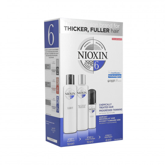NIOXIN 3D CARE SYSTEM 6 Set Shampoo 150ml+ Conditioner 150ml+ Trattamento 40ml