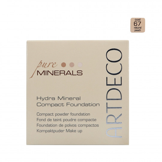 ARTDECO PURE MINERALS HYDRA Fondotinta minerale in polvere idratante 67 Natural Peach 10g