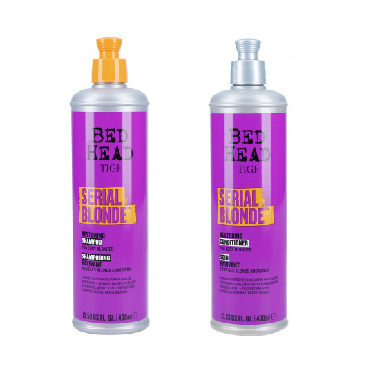 TIGI SERIAL BLONDE Set capelli biondi Shampoo 400ml + Balsamo 400ml
