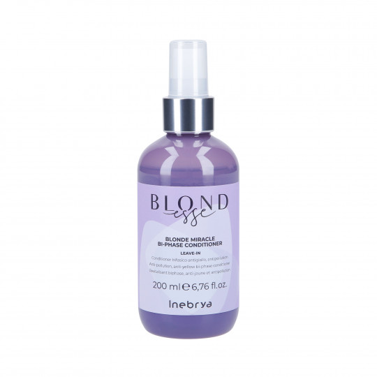 INEBRYA BLONDESSE BLONDE Miracle Bi- Phase Balsamo spray bifasico per capelli biondi 200ml